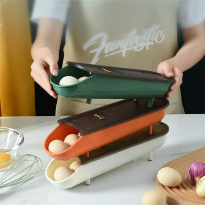 Auto Roll Egg Organizer