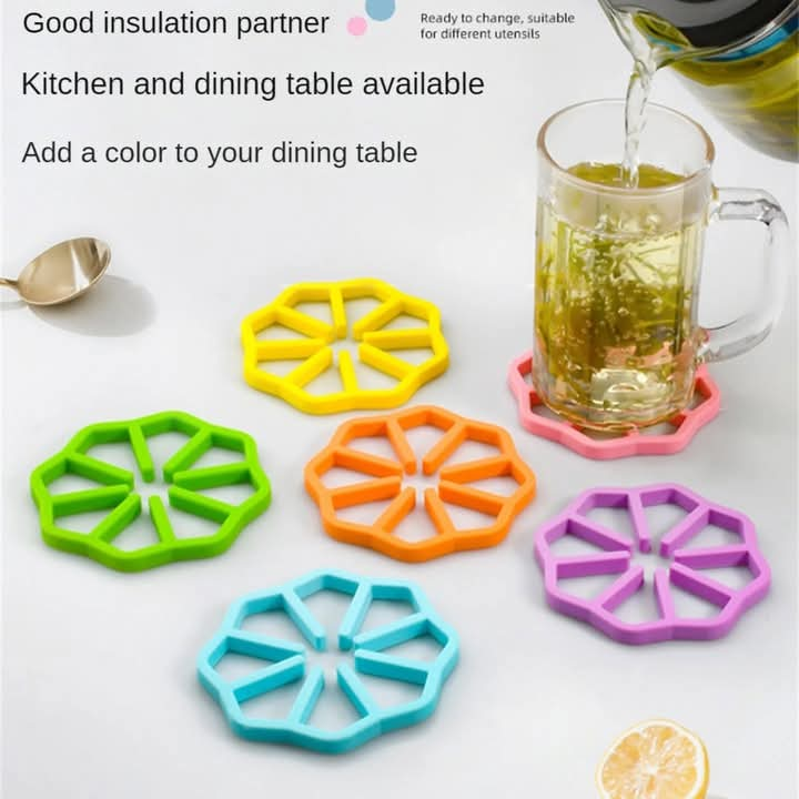 Set Of 2 Kitchen Heat Insulation Coasters