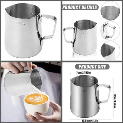 Stainless Steel Milk Frothing Pitcher