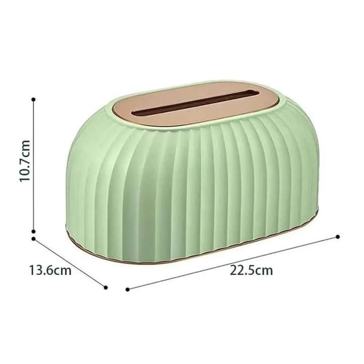 Nordic Striped Tissue Box Holder
