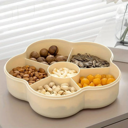 Flower Shape Snack Serving Tray