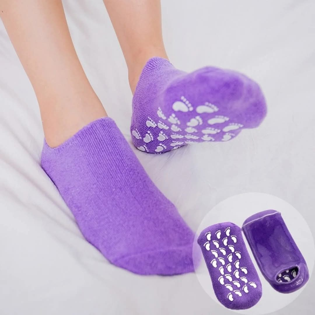 Silicone Spa Moisturizing Gel Socks