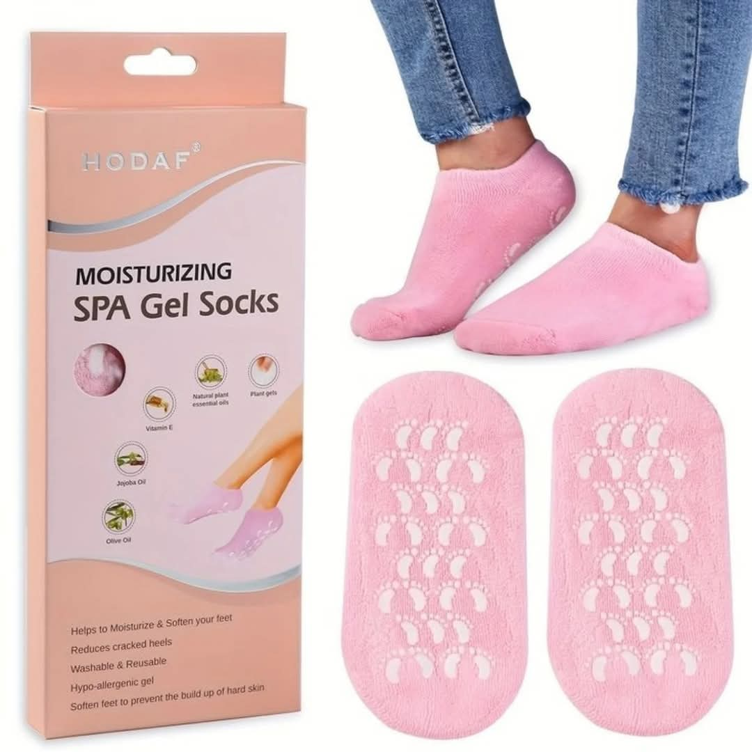 Silicone Spa Moisturizing Gel Socks