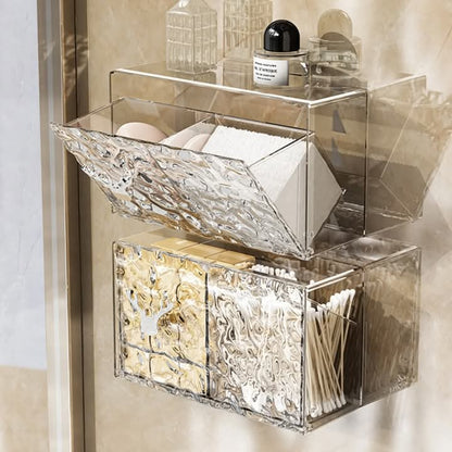 Acrylic wall mounted glam organizer