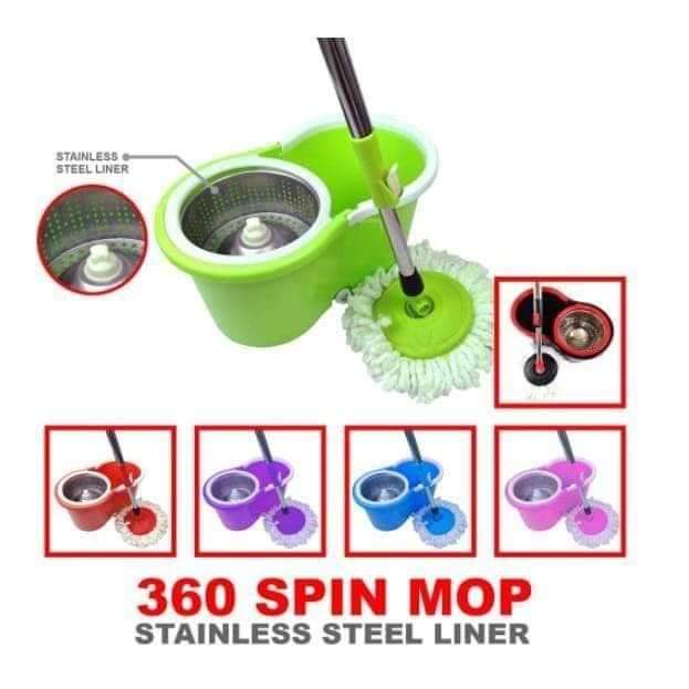 Spin Mop (Steel Bucket)