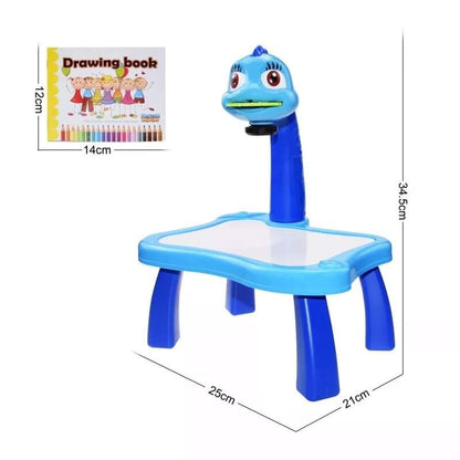 Children LED Projector Art Drawing Desk