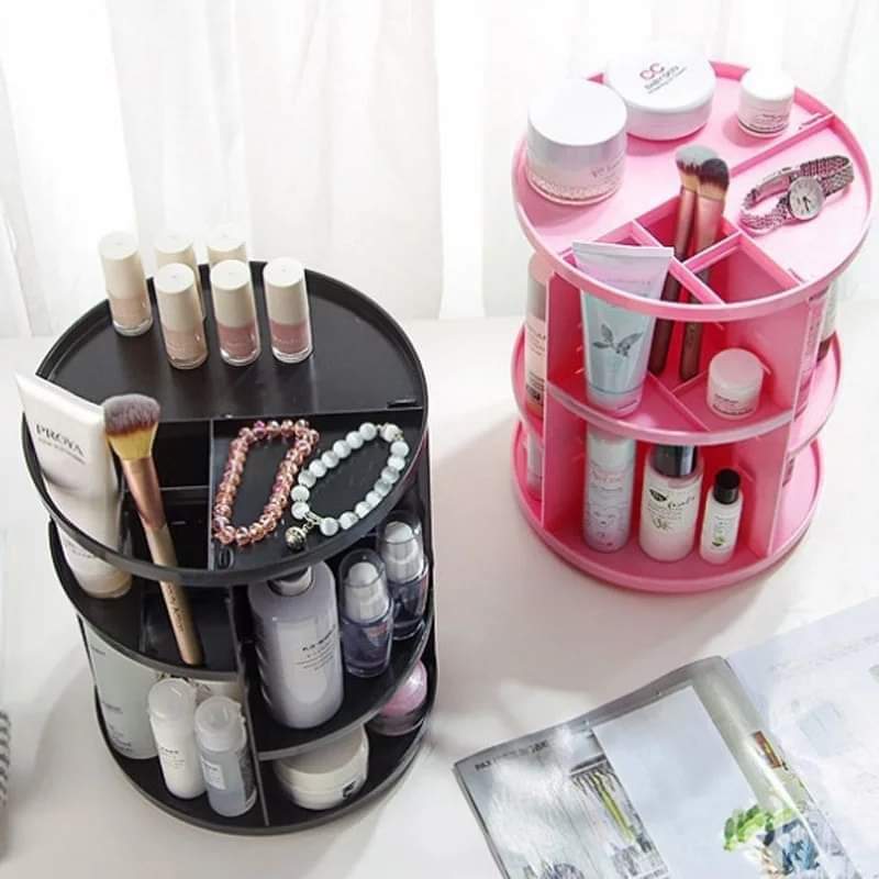 Large Capacity Rotating Cosmetic Organizer