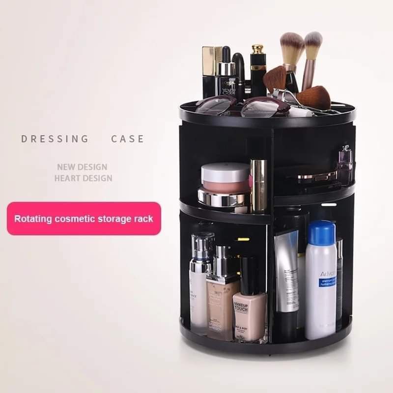 Large Capacity Rotating Cosmetic Organizer