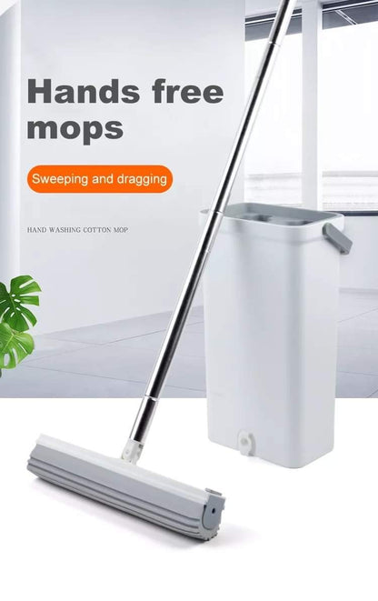 Microfiber Squeeze Mop With Bucket