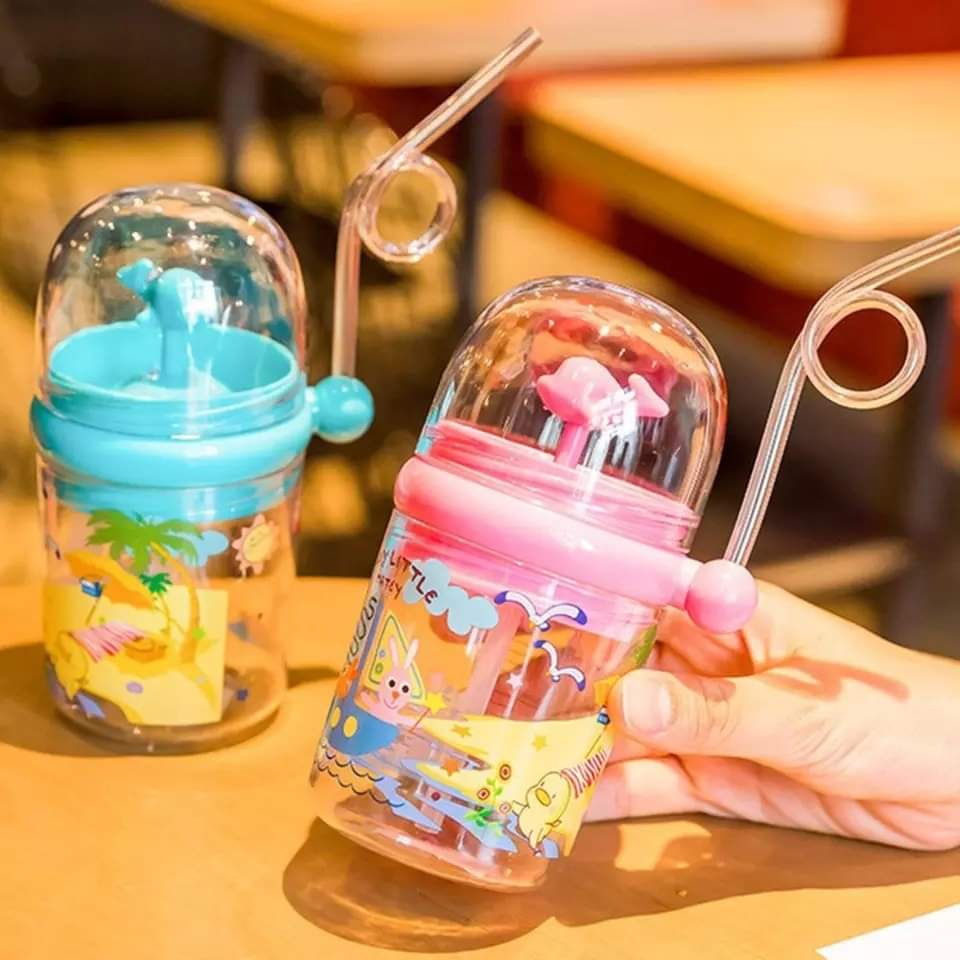 Straw Kids Water Bottle (250ML)