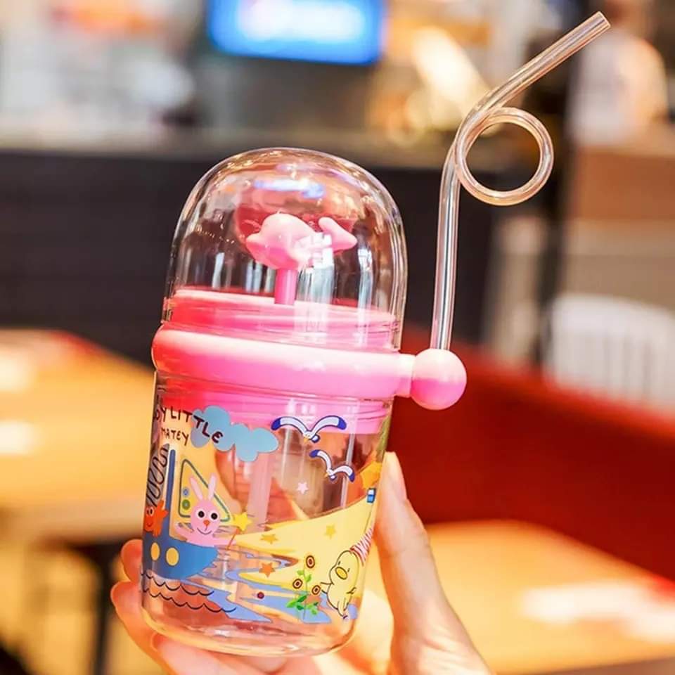 Straw Kids Water Bottle (250ML)