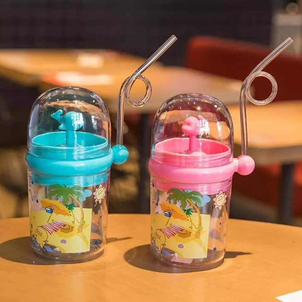 Straw Kids Water Bottle (250ML)