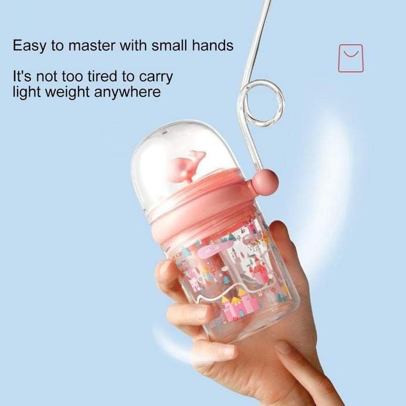 Straw Kids Water Bottle (250ML)