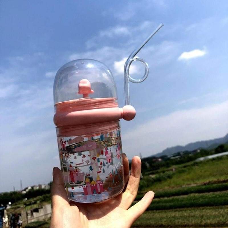 Straw Kids Water Bottle (250ML)