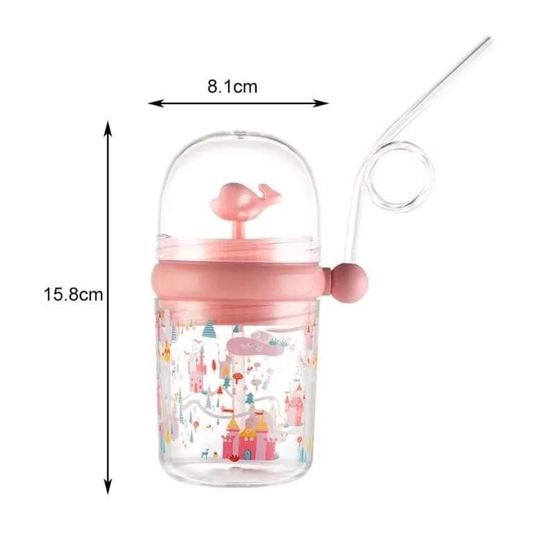 Straw Kids Water Bottle (250ML)