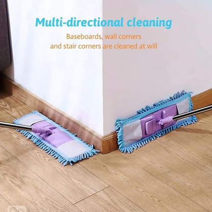 Telescopic Microfiber Flat Mop