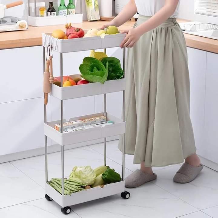 4 Tier Slim And Smart Trolley