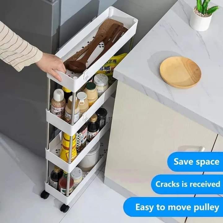 4 Tier Slim And Smart Trolley