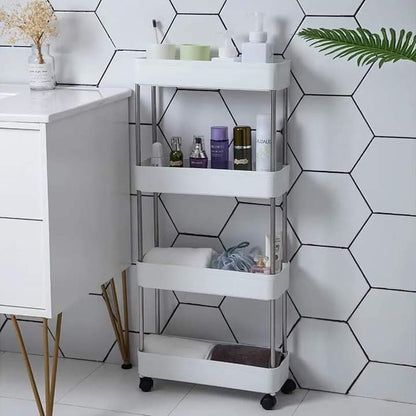 4 Tier Slim And Smart Trolley