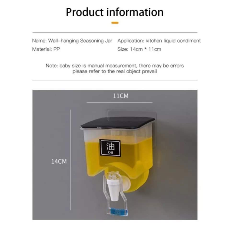 Wall Mounted Oil Dispenser