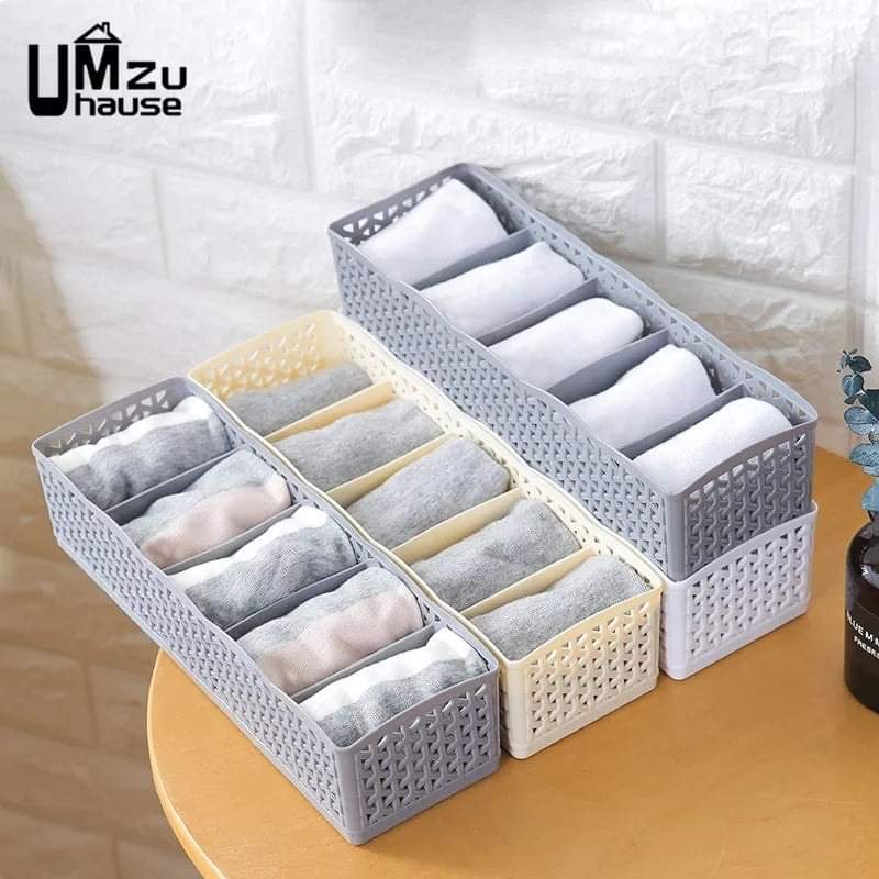 5 Grid Socks Storage Organizer