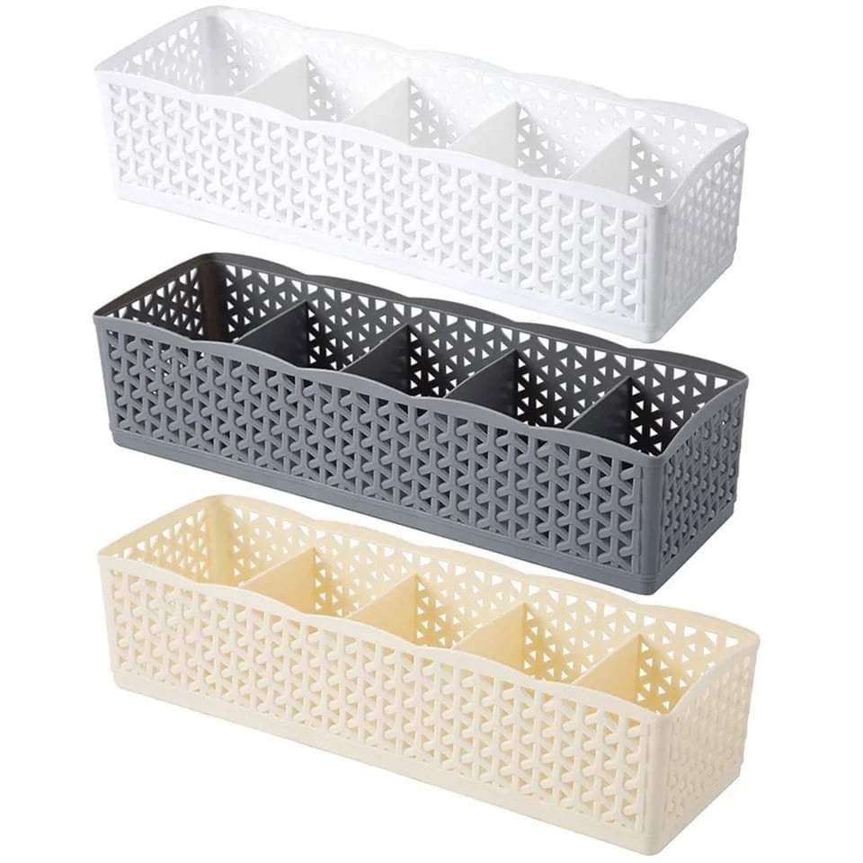 5 Grid Socks Storage Organizer