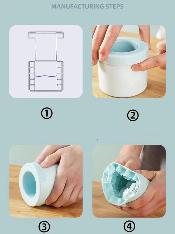 Silicone Ice Bucket Mould