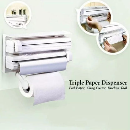 Wall Mounted 3 in 1 Paper Dispenser