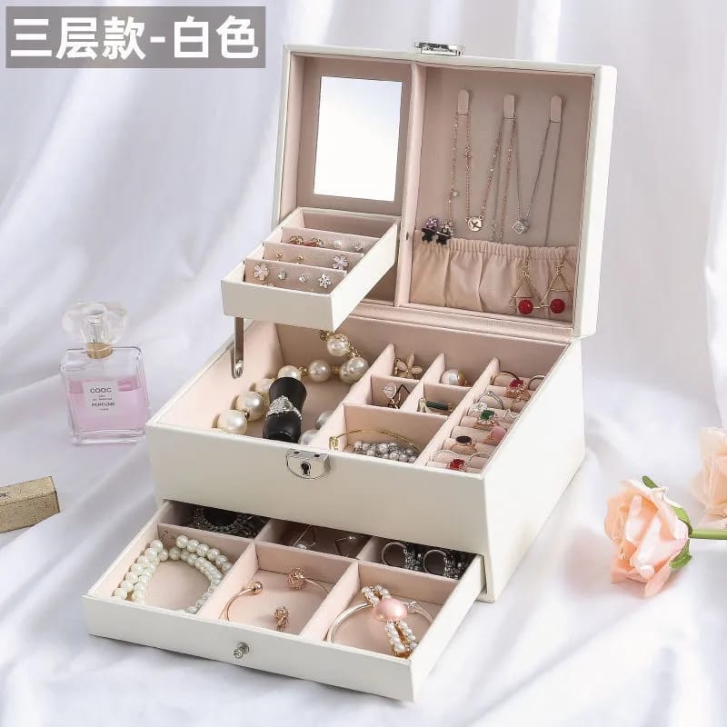 PU Leather Classic Jewellery Organizer