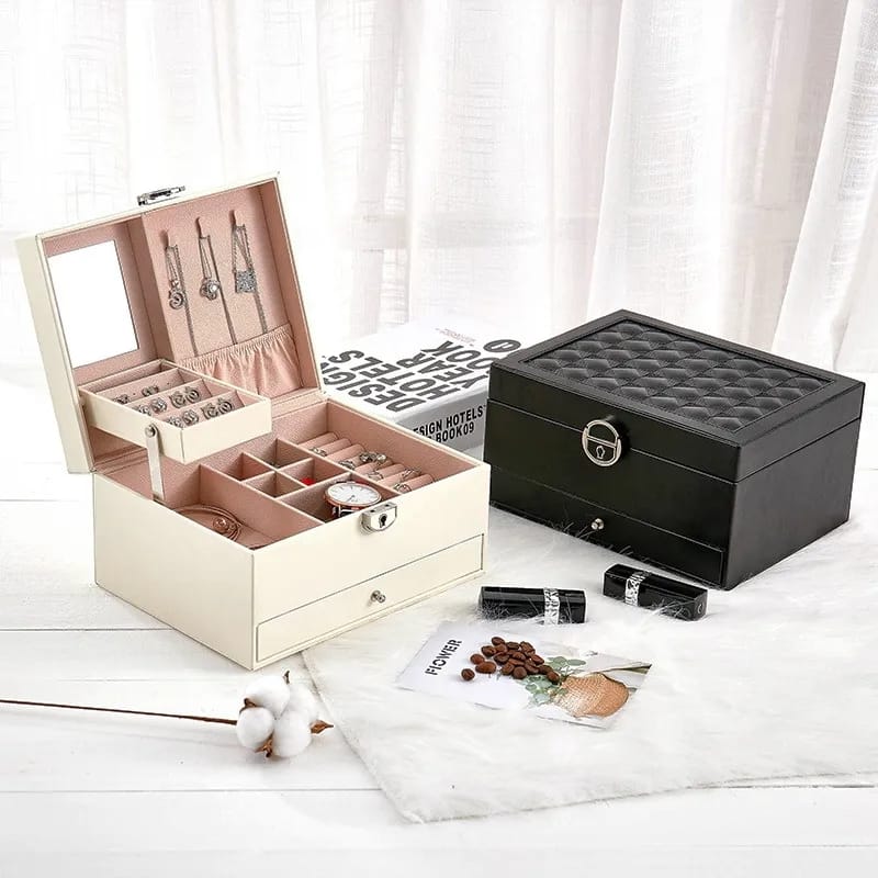 PU Leather Classic Jewellery Organizer