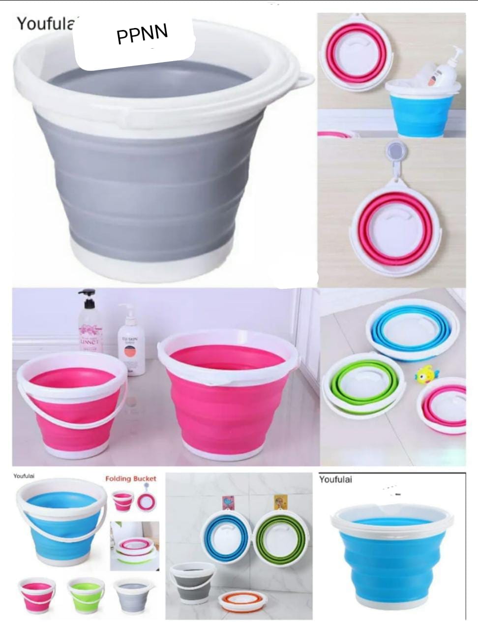 10L Foldable Bucket