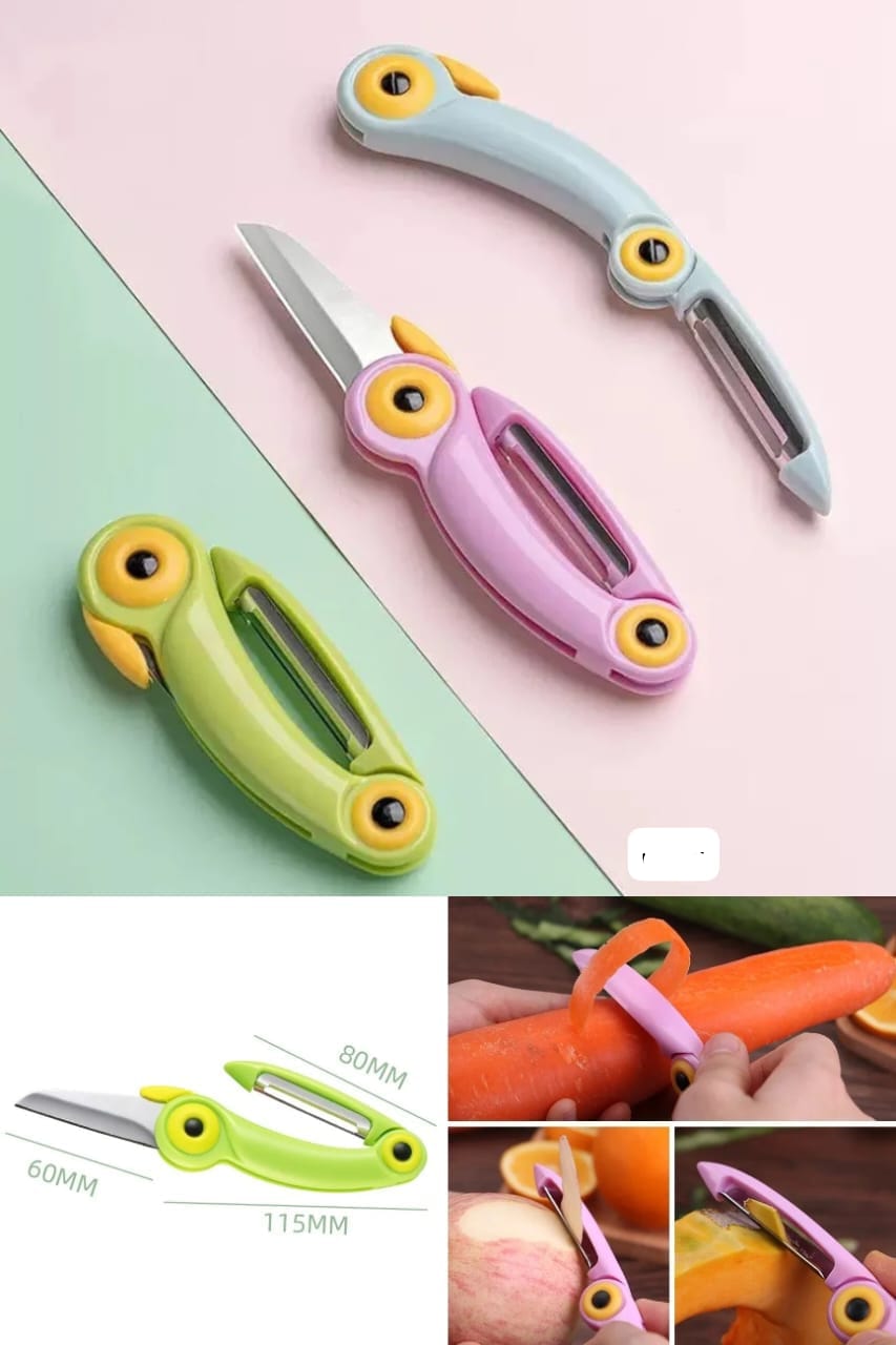 2 In 1 Cartoon Fruit Peeling Knife