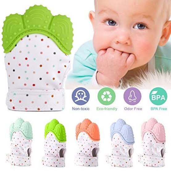 Silicone Baby Teether Pacifier Gloves