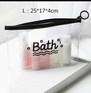 Transparent Travel Cosmetics Bag