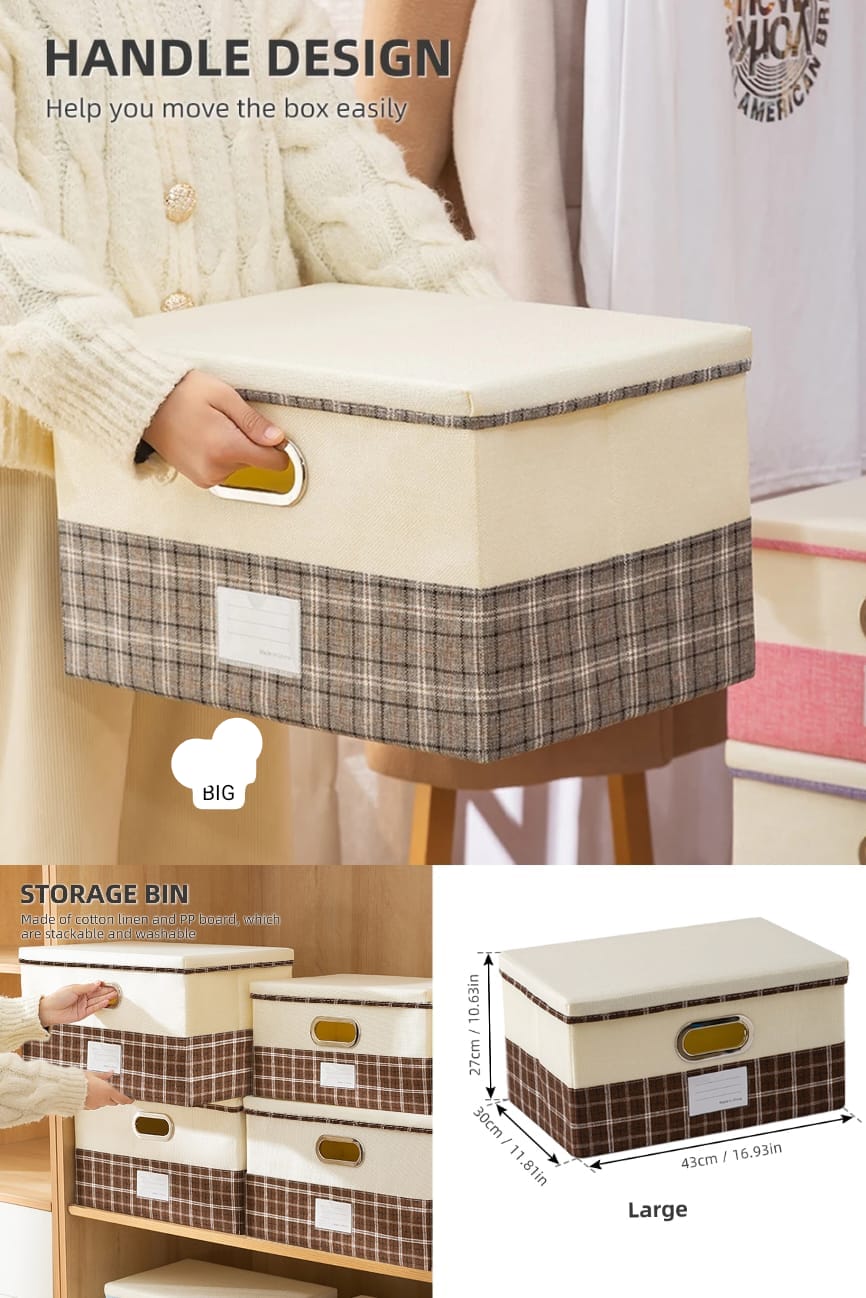 Storage box with cover