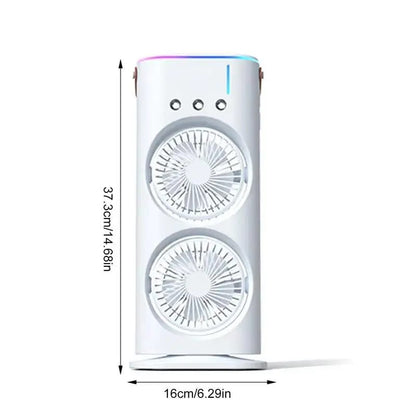 Double-Ended Spray Water Mist Fan