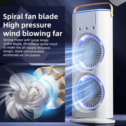 Double-Ended Spray Water Mist Fan