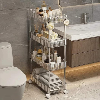 Slim Rolling Storage Cart