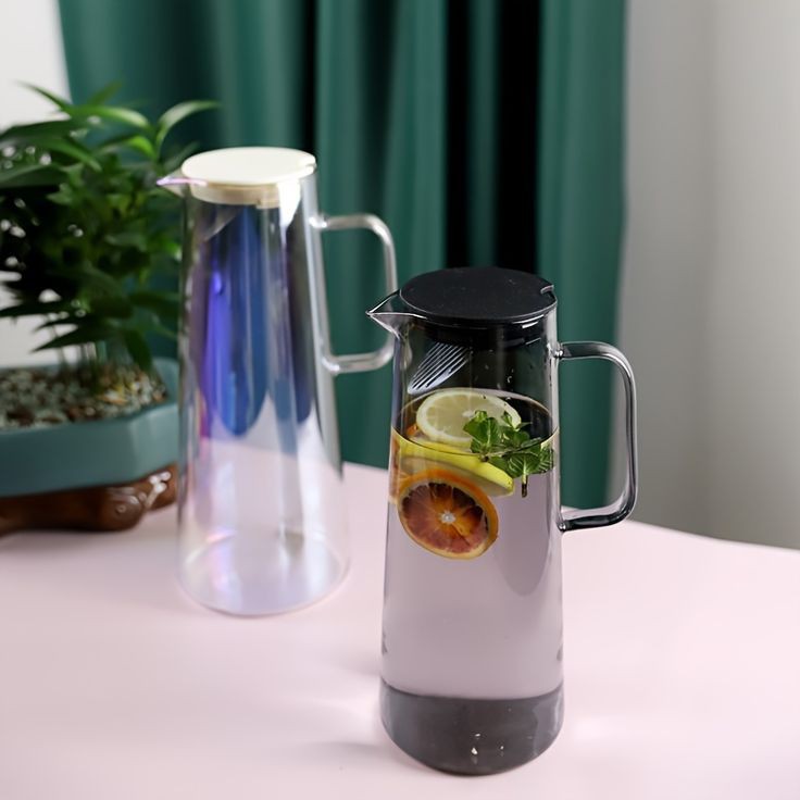 Heat Resistant Glass Water Jug (Premium Borosilicate) 1700 ML capacity