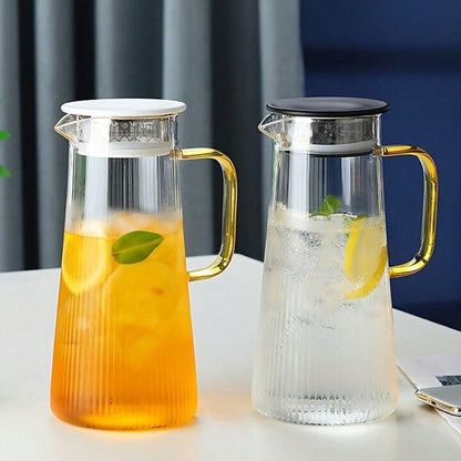 Heat Resistant Glass Water Jug (Premium Borosilicate) 1700 ML capacity