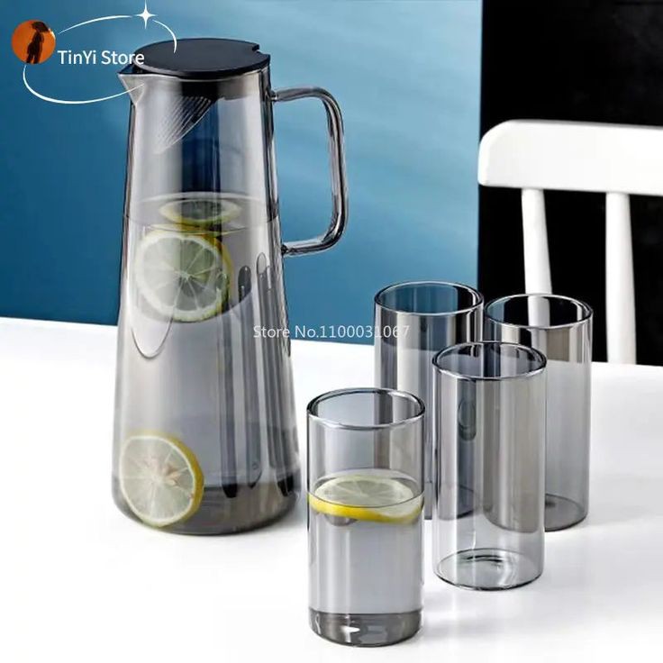 Heat Resistant Glass Water Jug (Premium Borosilicate) 1700 ML capacity