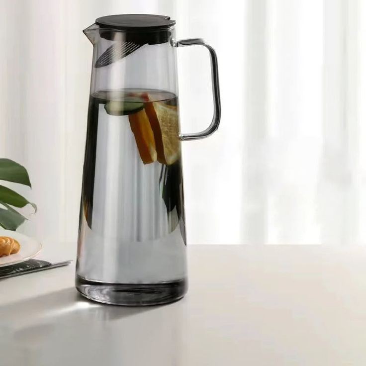 Heat Resistant Glass Water Jug (Premium Borosilicate) 1700 ML capacity