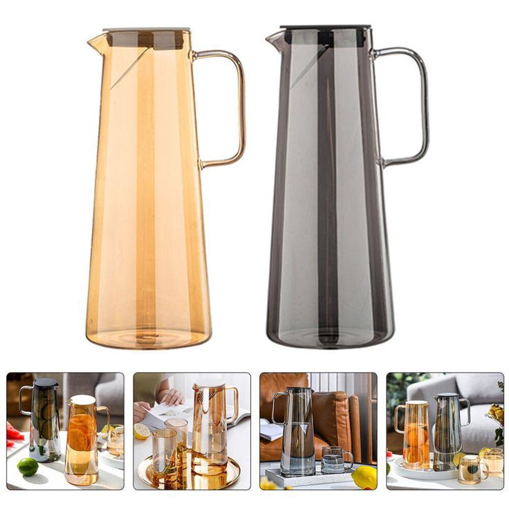 Heat Resistant Glass Water Jug (Premium Borosilicate) 1700 ML capacity