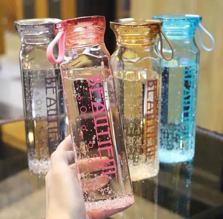 Beautiful Glass Water Bottle