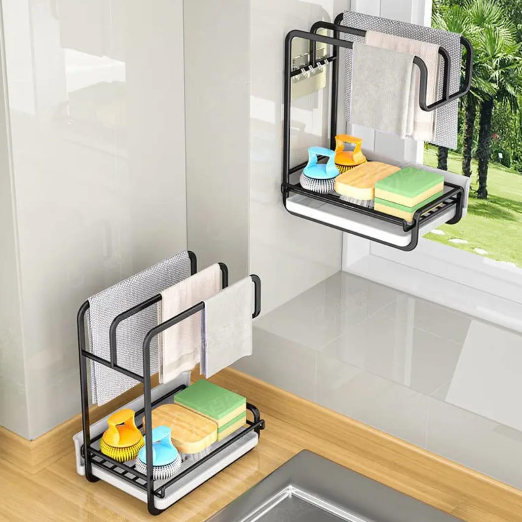 Kitchen Drain Rack With Tray