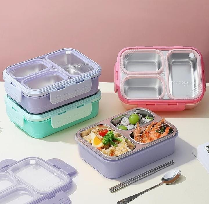 3-Compartment Lunch Box