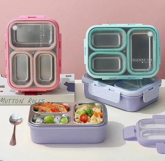 3-Compartment Lunch Box