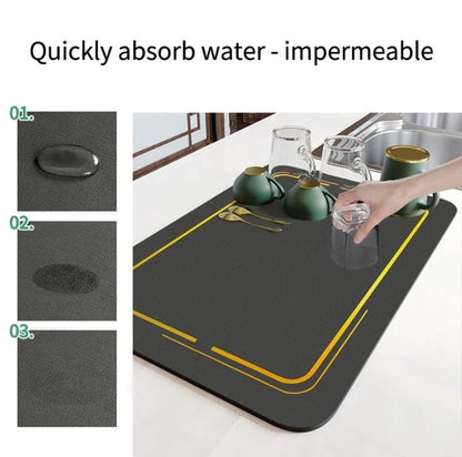 Anti Slip Dish Drying Mat