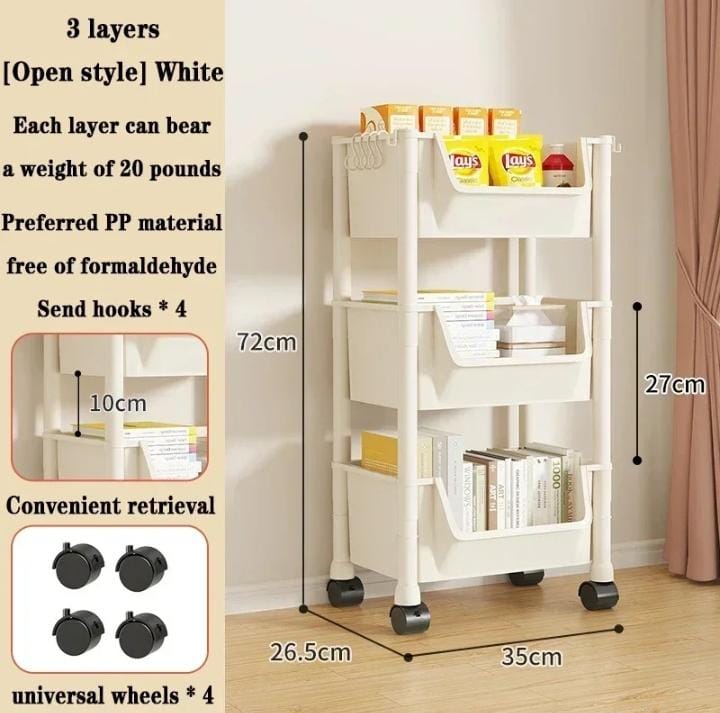 3 Layer Trolley Premium Quality