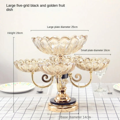 Luxury Crystal Rotating Dry Fruit Tray